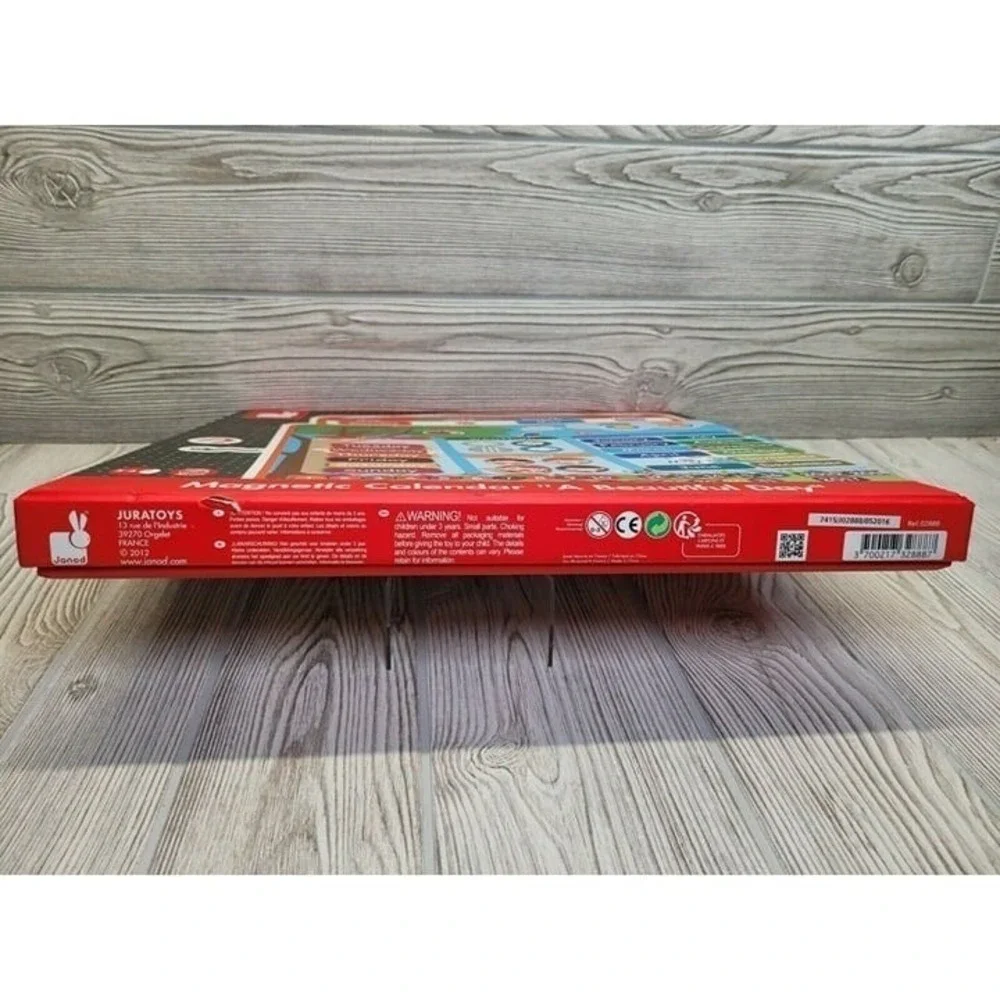 Janod Magnetic Calendar A Beautiful Day‎ Kids Toy Multicolor Educational Board
